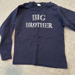 Big Brother Navy Kids Shirt